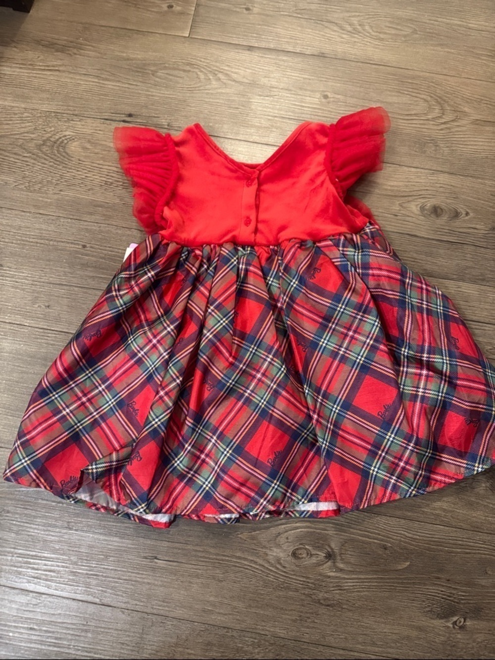 🆕 Barbie Dress with Ruffles. 3T. NWT!🎉 - Picture 3 of 4